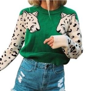 Tiger Lily Sweater (Emerald)